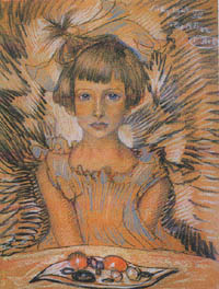 Portret Lali Karwowskiej z 1928 roku (Typ B+E)